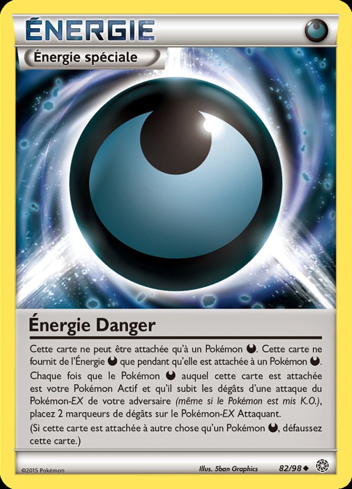 Carte Pokémon: Énergie Danger