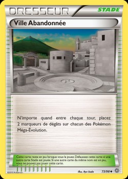 Carte Pokémon: Ville Abandonnée