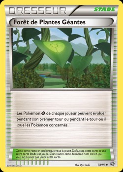 Carte Pokémon: Forêt de Plantes Géantes