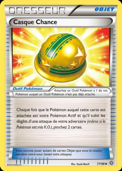 Carte Pokémon: Casque Chance