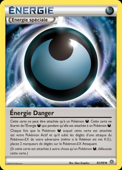 Carte Pokémon: Énergie Danger