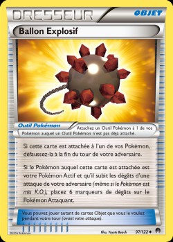 Carte Pokémon: Ballon Explosif