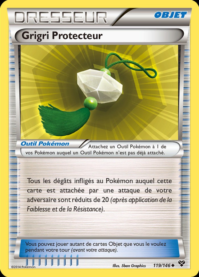 Carte Pokémon: Grigri Protecteur