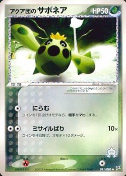 Carte Pokémon: Cacnea de Team Aqua