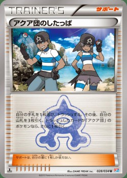 Carte Pokémon: Sbire de la Team Aqua